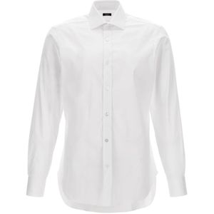 Barba, Heren, Overhemden, Wit, Maat: 4XL Katoen,
