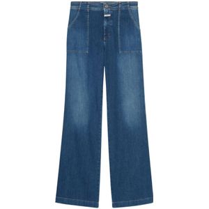 Closed, Dames, Jeans, Blauw, Maat: W27
