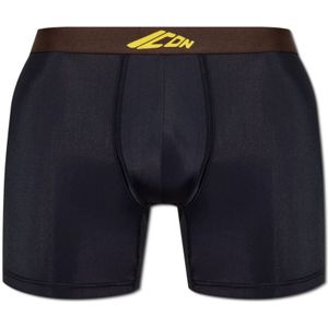 Dsquared2, Heren, Ondergoed, Zwart, Maat: XS Leer,