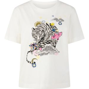 Marc Cain, Dames, Tops, Wit, Maat: M Katoen,