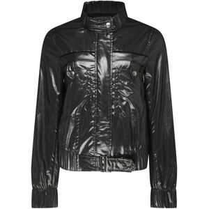 Sportmax, Dames, Jassen, Grijs, Maat: M Poliester,