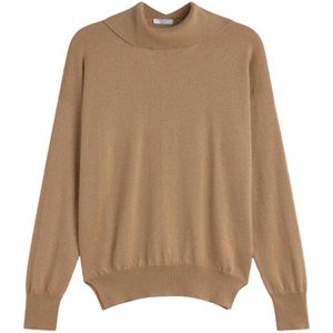 Peserico, Dames, Truien, Bruin, Maat: M Wol,