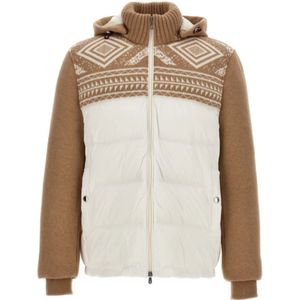 Brunello Cucinelli, Heren, Jassen, Veelkleurig, Maat: M Polyamide,