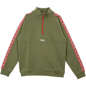 Fila, Heren, Sweatshirts & Hoodies, Groen, Maat: L Katoen,