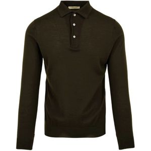 Filippo De Laurentiis, Heren, Tops, Groen, Maat: L