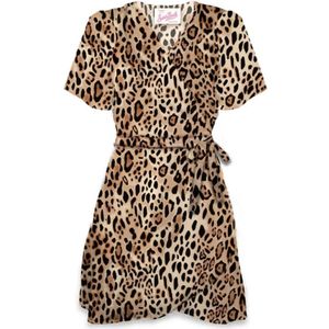 MC2 Saint Barth, Dames, Jurken, Bruin, Maat: L Viscose,