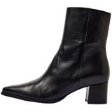 Selected Femme - Slfstine Leren Laars - Zwart - Dames