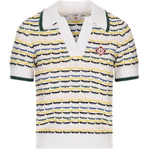 Casablanca, Dames, Truien, Wit, Maat: XS Katoen,