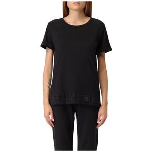 Liu Jo, Dames, Tops, Zwart, Maat: M