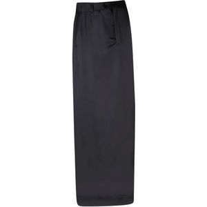 MM6 Maison Margiela, Dames, Rokken, Zwart, Maat: S Viscose,