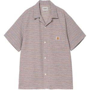 Carhartt Wip, Heren, Overhemden, Grijs, Maat: XS