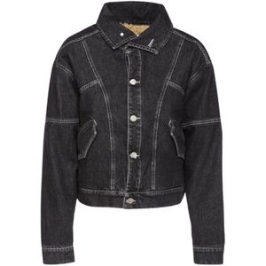 Icon Denim, Dames, Jassen, Blauw, Maat: S Denim,