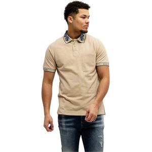 Versace Jeans Couture, Heren, Tops, Beige, Maat: S Katoen,