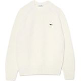 Lacoste - Gebreide Trui - Beige - 100% Wol