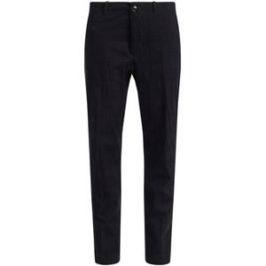 Rrd, Heren, Broeken, Zwart, Maat: L Velours,