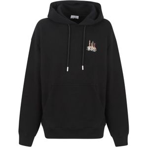 Off White, Heren, Sweatshirts & Hoodies, Zwart, Maat: XL Katoen,