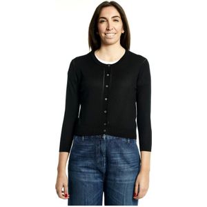 Aspesi, Dames, Truien, Zwart, Maat: XS