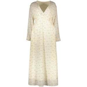 Fabiana Filippi, Dames, Jurken, Beige, Maat: XS Katoen,