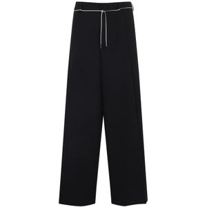 Dries Van Noten, Heren, Broeken, Zwart, Maat: M