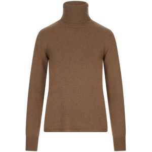 Max Mara Studio, Dames, Truien, Bruin, Maat: M Wol,