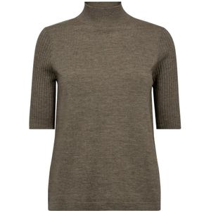 MOS Mosh, Dames, Truien, Groen, Maat: XS Wol,