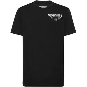 Philipp Plein, Heren, Tops, Zwart, Maat: S