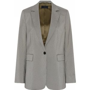 C.Ro, Dames, Jassen, Grijs, Maat: S Poliester,