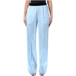 Tom Ford, Dames, Broeken, Blauw, Maat: S Zijde,