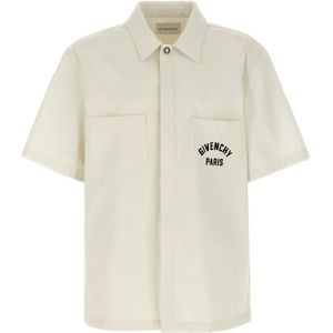 Givenchy, Heren, Overhemden, Beige, Maat: L Katoen,