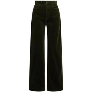 Polo Ralph Lauren - Wide Broeken - Groen - Katoen