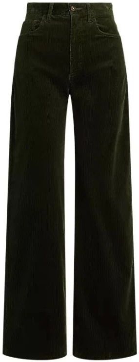 Polo Ralph Lauren - Wide Broeken - Groen - Katoen