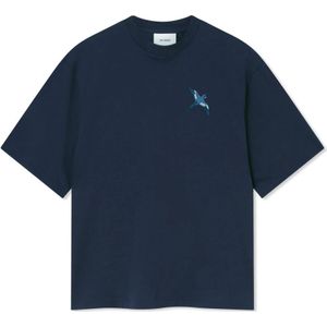 Axel Arigato, Heren, Tops, Blauw, Maat: XS Katoen,