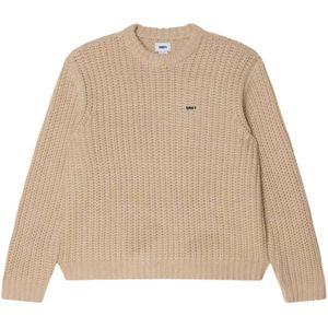 Obey, Heren, Truien, Beige, Maat: M Wol,