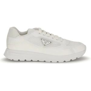 Prada, Heren, Schoenen, Wit, Maat: 39 EU Wol,
