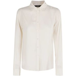 Seventy, Dames, Blouses & Shirts, Wit, Maat: XL Zijde,