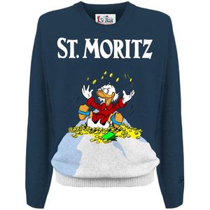 MC2 Saint Barth, Heren, Truien, Blauw, Maat: M