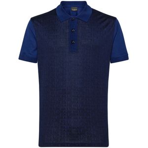 Billionaire, Heren, Tops, Blauw, Maat: XS Katoen,