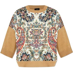 Etro, Dames, Truien, Veelkleurig, Maat: XS Zijde,