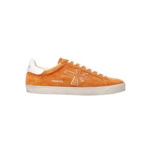 Premiata Leren sneakers voor heren , Orange , Heren , Maat: 43 EU