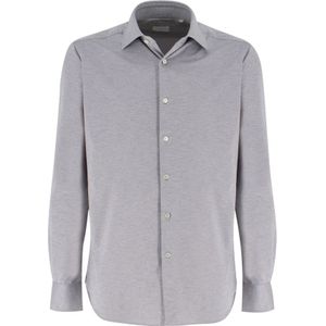 Xacus, Heren, Overhemden, Grijs, Maat: 5XL