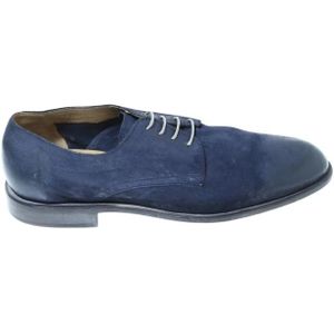 Moma, Heren, Schoenen, Blauw, Maat: 41 1/2 EU Leer,