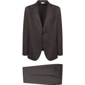 Boglioli, Heren, Pakken, Bruin, Maat: S Leer,