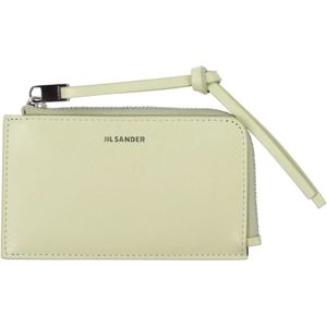 Jil Sander, Heren, Accessoires, Groen, Maat: ONE Size Leer,