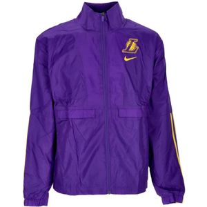 Nike NBA Courtside Jacket Loslak Field Purple , Purple , Heren , Maat: M