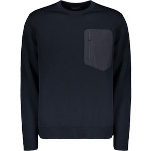 Herno, Heren, Truien, Blauw, Maat: 2XL