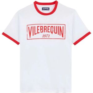 Vilebrequin, Heren, Tops, Wit, Maat: M Katoen,