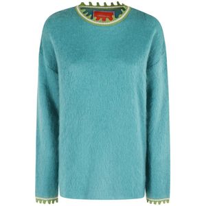 La DoubleJ, Dames, Truien, Blauw, Maat: XS