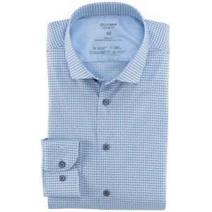 Olymp, Heren, Overhemden, Blauw, Maat: S