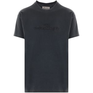 Maison Margiela, Dames, Tops, Zwart, Maat: M Katoen,