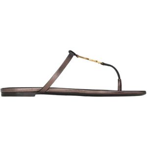 Saint Laurent, Dames, Schoenen, Zwart, Maat: 36 EU Leer,